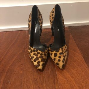 Nine West x InStyle D’orsay Leopard Pumps Sz 9.5